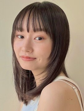 ガーデン 銀座(GARDEN) 顔まわりレイヤー/小顔/ココアベージュ/ミディアム/２０代３０代