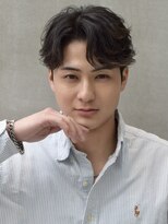 メンズサロン EIGHT MEN 北千住店【エイト】 フェザーパーマ/フェザーショート/刈り上げセンターパート