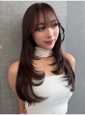 韓国レイヤー/顔周りカット/フェイスレイヤー/前髪
