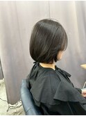 20代30代大人可愛い髪質改善エアリーボブシアーグレージュ透明感