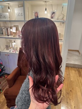 12/21RED brown color《後藤美樹》