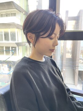 ヌード(NUDE) NUDE20代ハンサムショート30代前髪なしショート大人ショートボブ