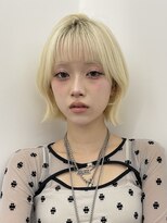 サンドイエナ 横浜店(sand yena)&nbsp;くびレイヤーボブルフネビージュ小顔ワンレンこなれミディ
