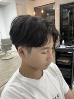 エメヘアデザイン ルイス(Aimer Hair Design Lewis)&nbsp;毛流れセンターパート/メンズカット/レザーカット/弘前市