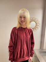 チャプター 問屋町(chapter)&nbsp;髪質改善顔まわりレイヤーカットブロンドベージュケアブリーチ