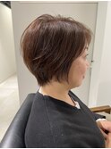 40代からの骨格補正ショート☆美シルエット