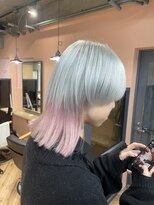 ループウエスト(LOOP WEST)&nbsp;pink × silver 0307