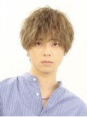 刈り上げセンターパート/波巻きツイストスパイラル/大宮
