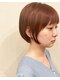 ファヴォリ(favori)の写真/【自由が丘】バランスを見極めた骨格カットで横顔も素敵に☆人気の“こなれ感”ショートヘアがオススメ♪