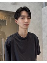 ジーナ オム 札幌(Zina Homme) コンマヘア*メンズ*ショートセンターパート*Zina Homme札幌