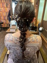 エイチエムヘアーホーム 池袋2号店(H M hair home) 編みおろし/編み下ろし/ヘアセット/お呼ばれヘア/ヘアアレンジ