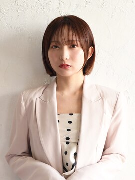 アース 焼津店(HAIR&MAKE EARTH) ボブ×ピンクラベンダー