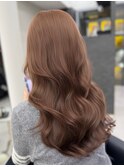 ブリーチなしダブルカラー☆ミルクベージュ20代30代40代