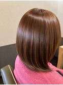 レイヤーボブ20代30代40代髪質改善白髪染め狭山ヶ丘駅