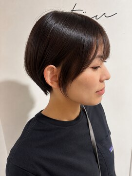 パトゥ 京都四条烏丸(patou) 大人可愛い丸みショート