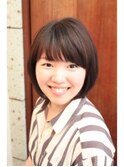 大人かわいいコンサバボブ
