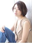 【albero】〔山崎愉美〕グレージュ×大人ボブ