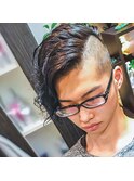 #バイレイヤージュ#KJ#サイドパートモヒカン#Hommehair2nd櫻井