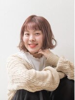 ナンプウ(Nanpu) 《nanpu》切りっぱなしフェミニンボブ