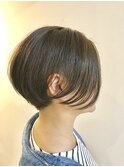 【cokuu】おしゃれミセス必見!!2ブロックショートボブ~