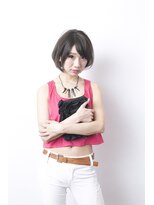 ヘアサロン アティリー(Hair Salon Attirer)&nbsp;西梅田/ボブ/グレーベージュ/白髪ぼかし【Attirer飯田裕之】