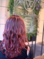 ダブル アンダーバー サロン(W_SALON) 【W_SALON 河原町】ピンクラヴェンダー/グラデーション