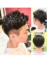 ディーリンク 南橋本店(HAIR MAKE DLINK) 黒髪ツーブロック