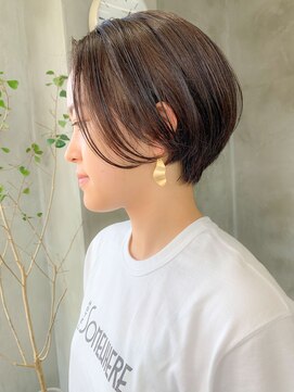 テトヘアー(teto hair) イルミナカラー、ショートボブ、ベージュ、グレージュ