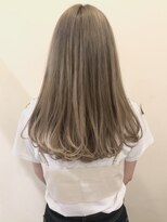 ヘアーアンドメイク アンジュ 中野店(Hair&Make ange) ワンカール×ミルクティーベージュ