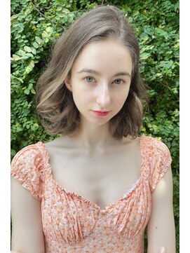 リークフー(Ree cu fuu) 大人かわいいフェイスフレーミングカラーボブ♪藤沢