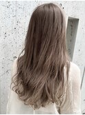 ブリーチオンカラーで作る肌馴染みのいいベージュカラー