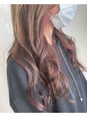 大人インナーカラー