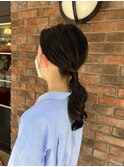 シンプルヘアセット