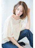 シャドールーツカラー　大人ボブ　イルミナカラーインナーカラー