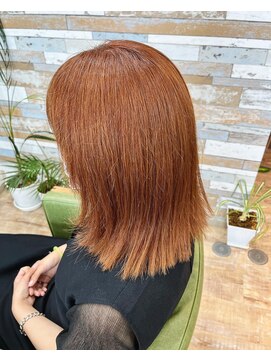 ハウオリ ヘアーワークス(Hauoli hair works) wカラー、アプリコット