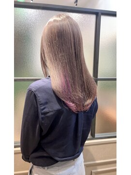 プチメゾントウキョウ(Petit Maison Tokyo) ピンクパープル_コンマヘア_インナーカラー