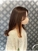 大人かわいいインナーオレンジ