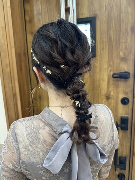 フゥカ 類家店(fuka) 【ヘアセット】人気No.1 網下ろしヘア　20代　30代