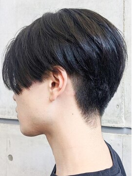 オーシャントーキョー ホワイト 原宿(OCEAN TOKYO WHITE) リアルお客様ヘア 黒髪ツーブロックセンターパート前下がり