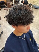 ナンバー ブラオ 名古屋栄(N° blao)&nbsp;ニュアンスツイストパーマ　顔まわりカット　スパイラルパーマ