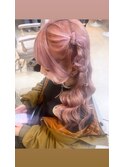 編み込みツインテール