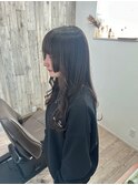 姫カットロングヘアー