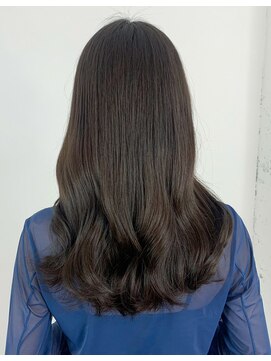 アイティーバイアルバム 松戸店(IT by ALBUM) グレーベージュグレージュカラーレイヤーロング_ba468191