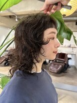 パーク(PARK)&nbsp;マッシュウルフパーマレイヤーパーマウルフレイヤーショートボブ