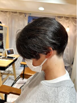 ラボヌールヘアーリアン 川越店(La Bonheur hair Lien) ノーセットでかっこいい前下がりマッシュ