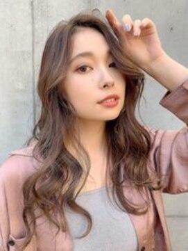 フラミューム 藤沢(flammeum) ロングレイヤー×ミルキーベージュ【藤沢/藤沢駅】