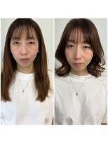 メロウ(me'lou) 《me’lou》ミディアム×レイヤー20代30代40代50代