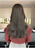 グレージュカラー/髪質改善/暗髪/レイヤーカット[恵比寿駅]