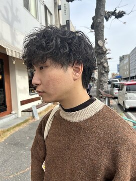 チャプター 問屋町(chapter) シャドウパーマ”韓国ヘア”マッシュウルフ”眉毛カット