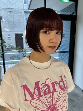 ダンボ(DUMBO) ブリーチなしカラー/ボブ/チェリーピンク